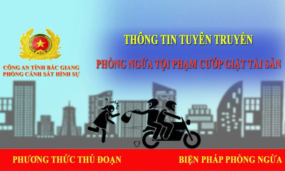  Phòng ngừa tội phạm cướp giật tài sản